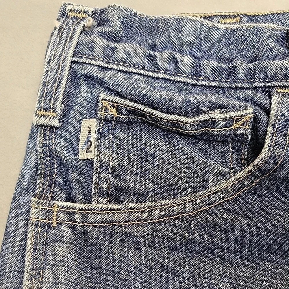 Carhartt Jeans Mens 33x32 Blue Double Knee Relaxed FR Cargo Logger Workwear
